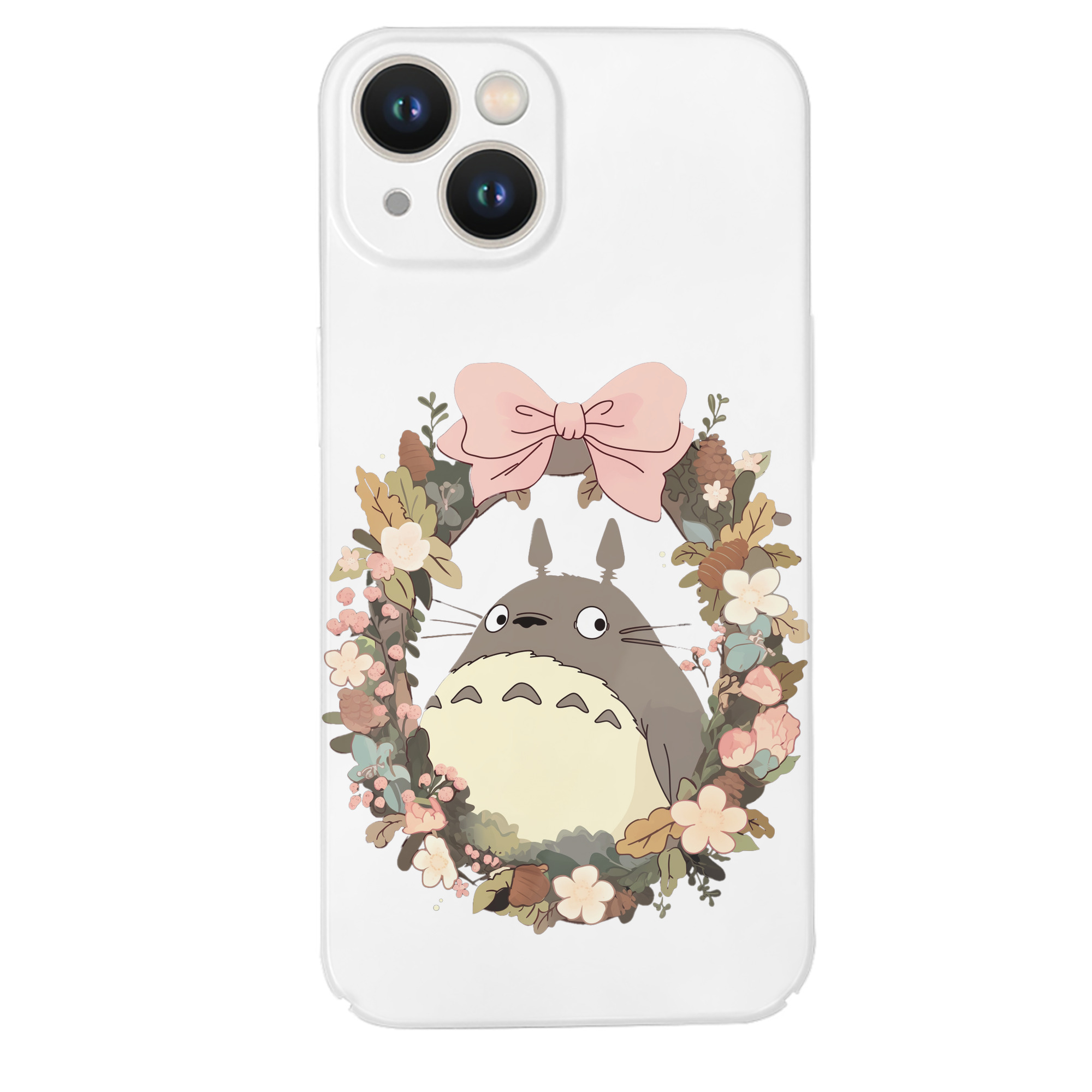 （画像用） となりのトトロ 草壁メイ 草壁サツキ My Neighbor Totoro Satsuki Kusakabe Mei Kusakabe 【iPhone 14シリーズ対応】ハードケース